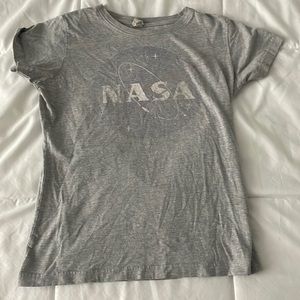 Faded grey nasa tee